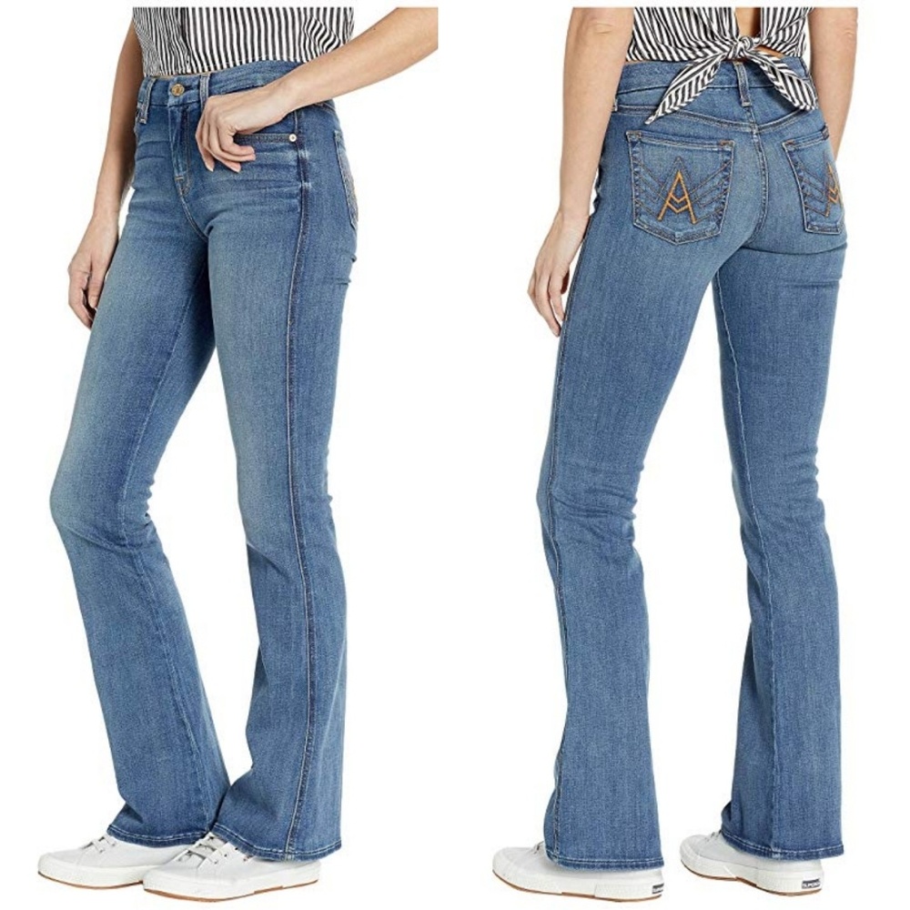 7 For all mankind Jean's Crystal A-pocket bootcut